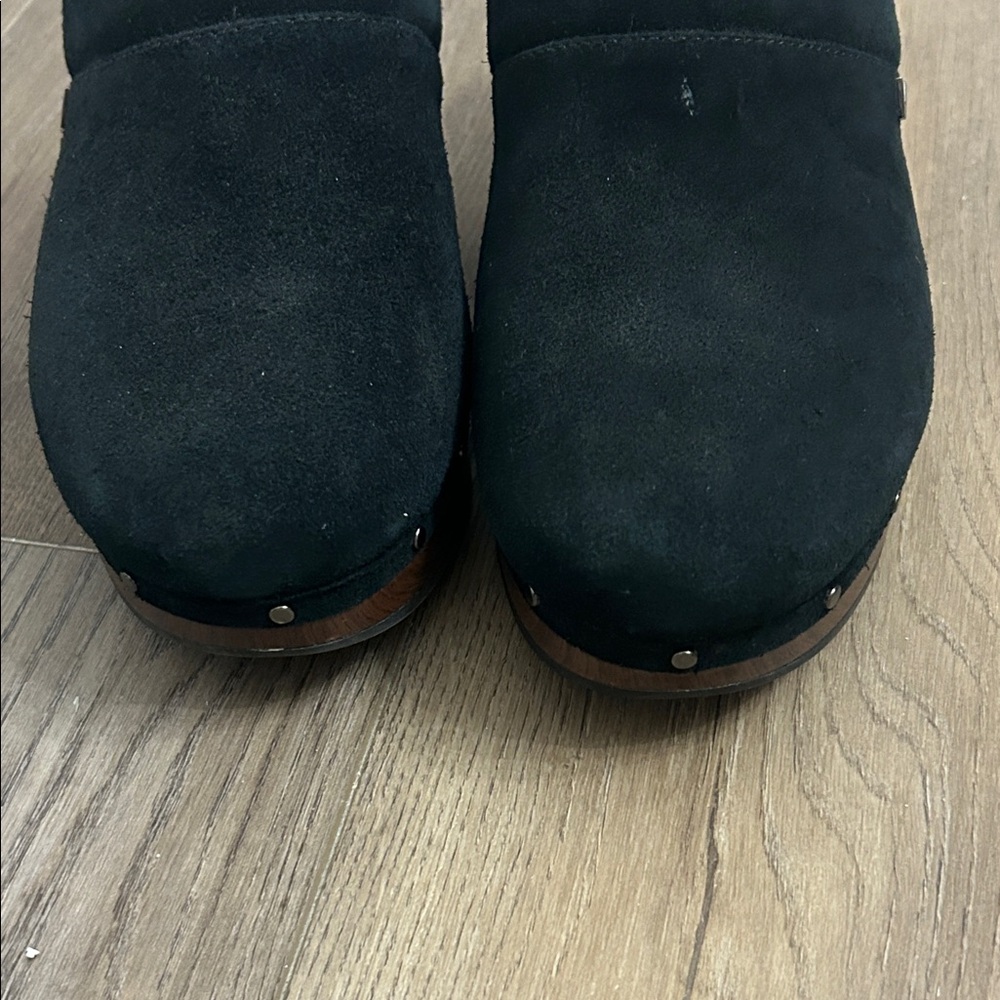 Vionic Black Suede Mules - Picture 3 of 12